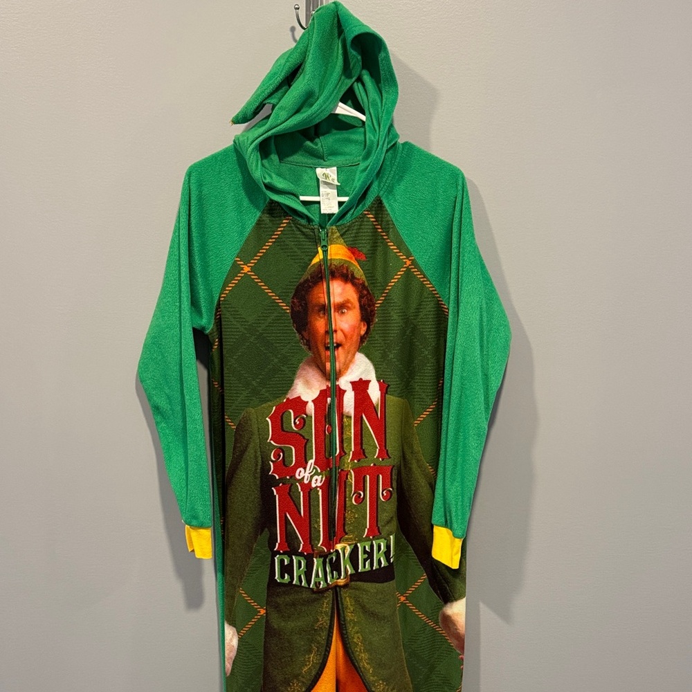 ELF Size Large Adult Onsie. Christmas Onsie. Son of a Nutcracker